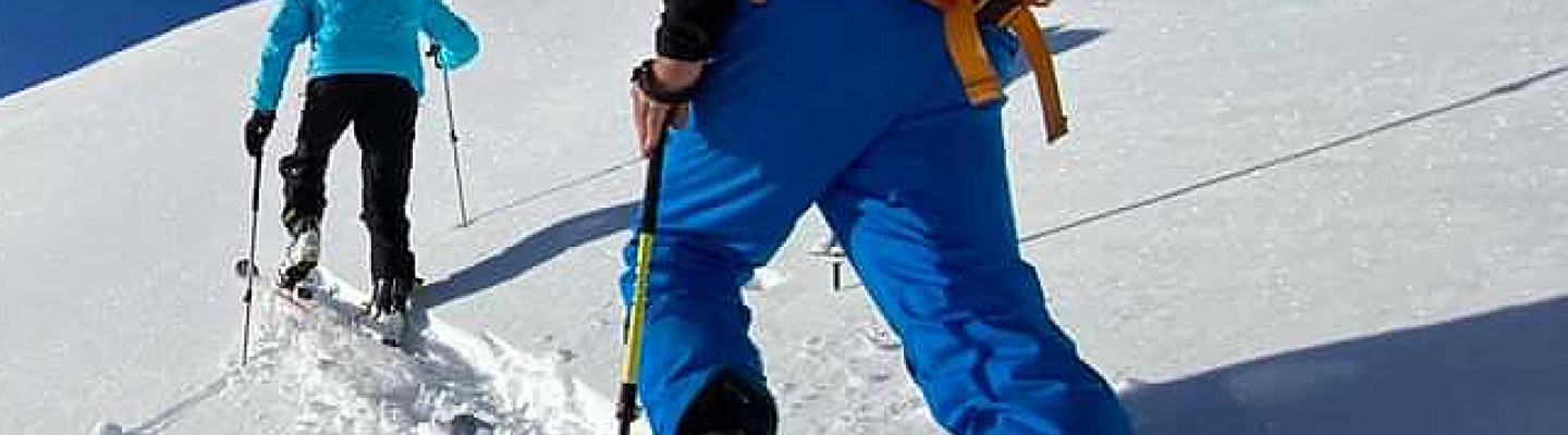 Ski touring lesson